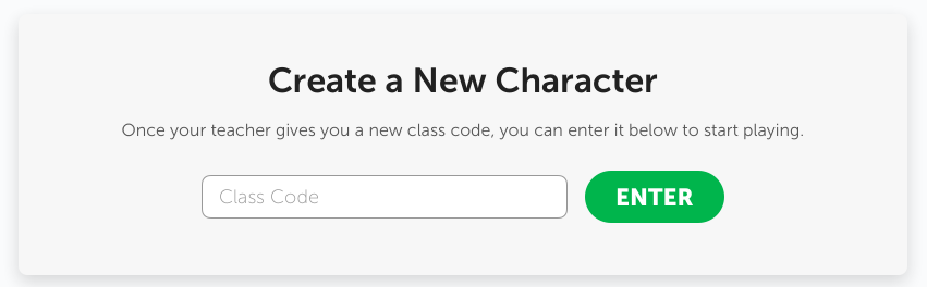 Student profile join with class code